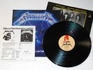 Metallica 'Ride The Lightning' 1st Press UK '84 LP MFN 27 Complete w Order Form