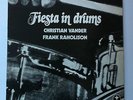 Fiesta In Drums Christian Vander Frank Raholison Lp Vg + Rare Palm