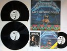 METALLICA Live Before Death VERY RARE 2 LP + 7”