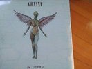 Nirvana IN UTERO LP Yellow Vinyl GEF 24536
