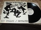 Skins 'N' Punks Vol 2 Oi Polloi / Betrayed LP Punk Oi Skinhead Oi Records