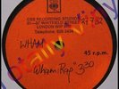 WHAM - Wham rap / Club mix - UK CBS STUDIOS 7