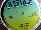 BARRY BROWN - big big politician b/w no wicked shall enter - JUSTICE - M-//