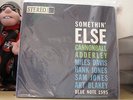 SOMETHIN' ELSE-FEATURING MILES DAVIS,ADDERLEY, BLAKEY,JONES-BLUE NOTE1595 STEREO