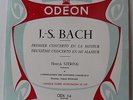 Bach Concertos Heinryk Szeryng / Szering Odeon ODX 114