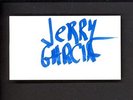 Jerry Garcia Signed Business Card Radio Station Salem KSLM 1390 am