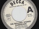 ROLLING STONES * Dandelion * 1967 Belgian PROMO 45 *