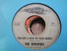 Northern Sweet Soul 45 THE WHISPERS you got a man on your hand DORE listen