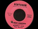 Northern Soul Popcorn 45 HONEY & THE BEES Almost Eighteen PENTAGON 500 rare