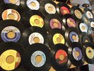 Disk Go 45 record case Vintage Blue- 50 soul vinyl 45 records / 1950 -1960s