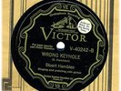 STUART HAMBLEN 1930 Old time country 78 Victor V-4109 Wrong Keyhole (EE+)