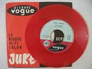 45T JUKE BOX JOHNNY HALLYDAY KILI WATCH VOGUE VINYLE ROUGE