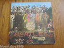 THE BEATLES SGT PEPPER LP UK 1ST MONO 1G / 3R VG+/VG+ & INSERT WIDE SPINE