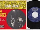 ROLLING STONES * Lady Jane * Belgian-French 1970 Export 45