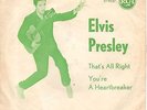 Elvis presley, danois: that's all right **RARE**