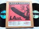 LED ZEPPELIN CRAZY NIGHTS LIVE RARE VINTAGE JAPAN BOX SET POSTER no TMOQ