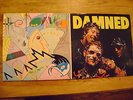 The Damned self titled 1st lp and music for pleasure double gatefold vinyl
