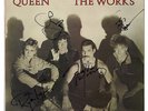 QUEEN - THE WORKS - SIGNED BY GROUP - VINYL LP SLEEVE ONLY - ORIGINAL