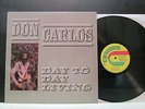 DON CARLOS DAY TO DAY LIVING Rare  Greensleeves 45 1982 Vinyl Lp N/Mint