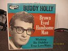 vintage Buddy Holly EP brown eyed handsome man 45 record Coral  EC 81193