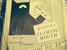 GENESIS FLAMING MOUTH   7' 33rpm Very Rare 2 Track Vinyl Evil Jam