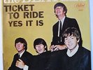 The BEATLES 1965 ORIGINAL PICTURE SLEEVE 45 TICKET TO RIDE  YES IT IS