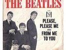 BEATLES 45 PLEASE PLEASE ME / FROM ME TO YOU VEE JAY 581 W/ RARE SLEEVE LOOK