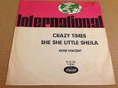 Gene Vincent Crazy Times deutsche Capitol Single German 45 7' Rare PS