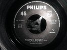 GREEK PHILIPS 45 RPM-JOHNNY HALLYDAY-POUPEE BRISEE-TES TENDRES ANNEES--EXC