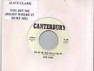NORTHERN SOUL ALICE CLARK YOU HIT ME (RIGHT WHERE IT HURT ME) HEAVENS WILLMOTOWN