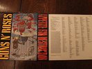 GUNS N' ROSES-APPETITE FOR DESTRUCTION-UK LP + JAPANESE STICKERS 1ST PRESS