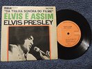 ELVIS PRESLEY  ELVIS E ASSIM 45 EXTENDED PLAY BRAZIL 1971 VINYL RECORD