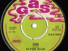 Alton Ellis - Diana / English Talk - GAS 105 - (P) 1969 Original UK 7 vinyl PAMA