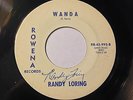 TEEN 45   RANDY LORING - WANDA - ROWENA 995 Signed   HEAR - Listen