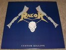 RAZOR-Custom Killing 1st Press 1987 LP-Slayer Sacrifice Exodus Hirax Kreator