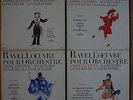 4 LPs RAVEL oeuvre pour orchestre ANDRE CLUYTENS - Columbia FCX 913/933/934/947