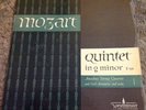 MOZART QUINTET; AMADEUS STRING QUARTET, ARONOWITZ ; WESTMINSTER WL5086GREENLABLE