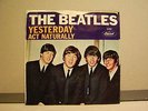 THE BEATLES WEST COAST YESTERDAY / ACT NATURALLY CAPITOL 45 RECORD 5498
