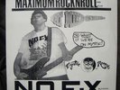Nofx vinyl record RARE Maximum rock and roll