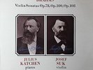 DECCA SXL 6321 WB ED3 *JOSEF SUK JULIUS KATCHEN* BRAHMS VIOLIN SONATAS