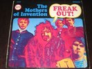 Frank Zappa & Mothers Invention rare '66 German 1st press LP Freak Out VERVE EX