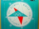 1960 Squaw Valley VIII Winter Olympics - Yellow Vinyl souvenir LP - Mono DG - EX