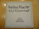 Vinyl Ton Steine Scherben LP Keine Macht Für Niemand Papp Cover David Volksmund