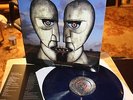 pink floyd / the division bell, blue vinyl with insert, reissue, look pictures