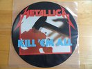 METALLICA - Kill 'em all  PICTURE LP 1986 * Slayer Dea†h Anthrax Ghos† Sepultura