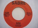 SABRE - Gina/Don't let the fire go out Private US Metal Hard Rock Salem's Wych