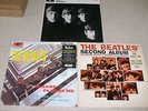 3 BEATLES RECORDS VINYL 33,PLEASE PLEASE ME,WITH THE BEATLES,BEATLES SECOND ALBU