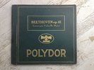BEETHOVEN WOLFSTHAL CONCERTO VIOLIN D MAJOR 5 RECORDS 78 RPM POLYDOR VERY RARE