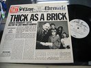 JETHRO TULL-THICK AS A BRICK-WHITE LABEL DJ LP WITH STOCK COPY BONUS