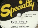 Little Richard, Tutti Frutti, I'm Just a Lonely Guy, Specialty XSP-561 78 rpm